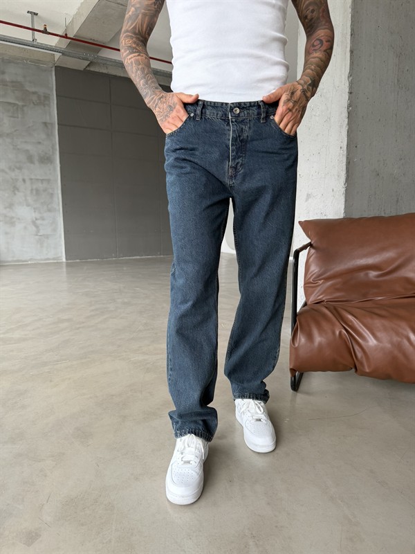 Premium  Baggy Pantolon - İndigo