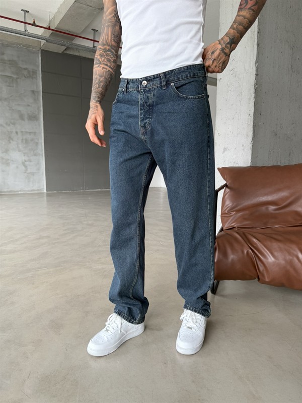 Premium  Baggy Pantolon - İndigo