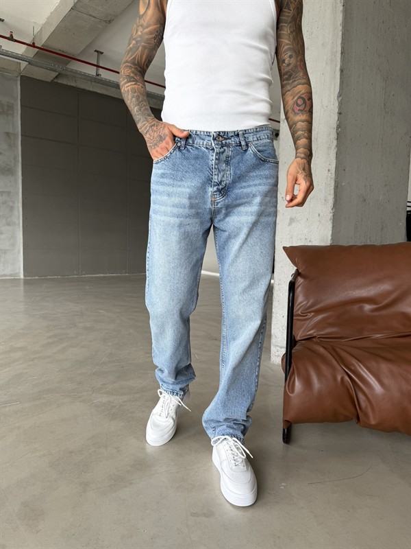 Premium  Baggy Pantolon - Mavi