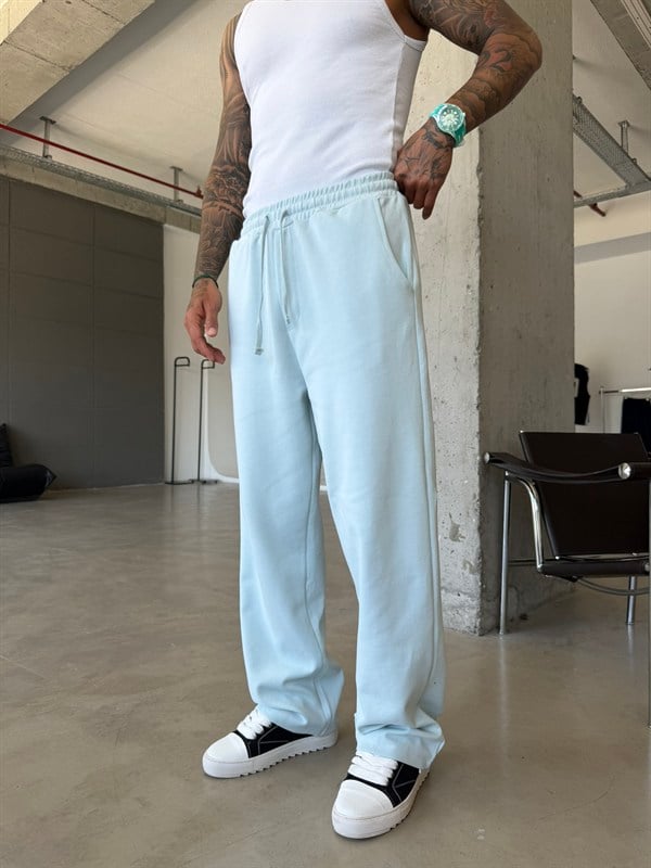 Premium Basic Baggy Eşofman - Bebe Mavi