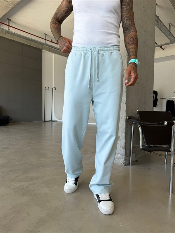 Premium Basic Baggy Eşofman - Bebe Mavi