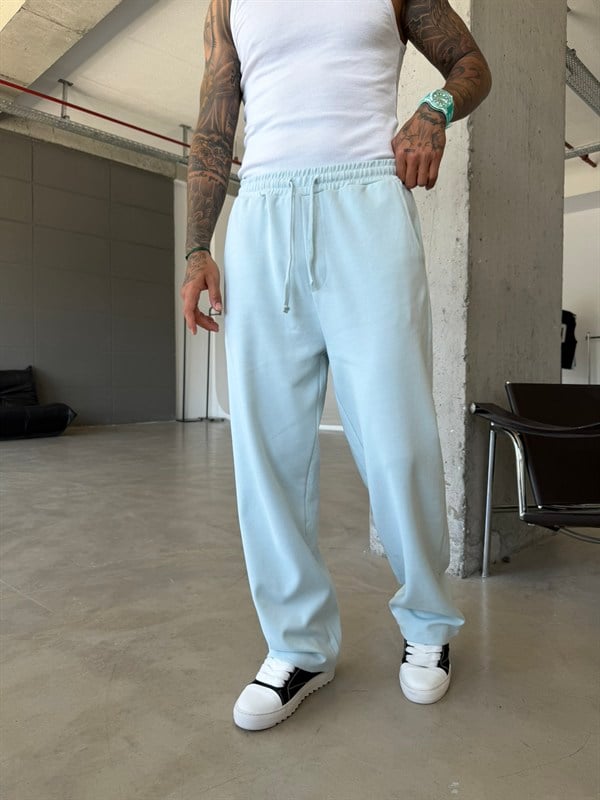 Premium Basic Baggy Eşofman - Bebe Mavi