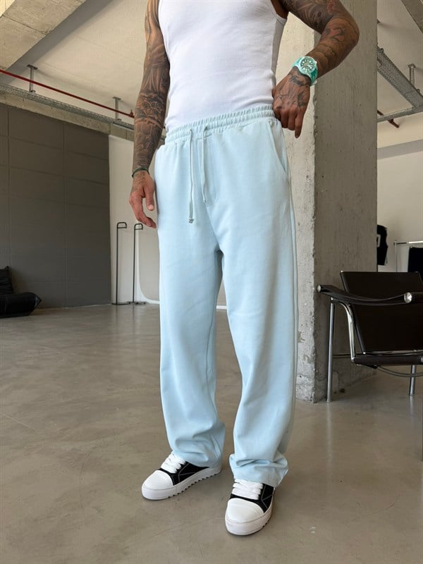 Premium Basic Baggy Eşofman - Bebe Mavi