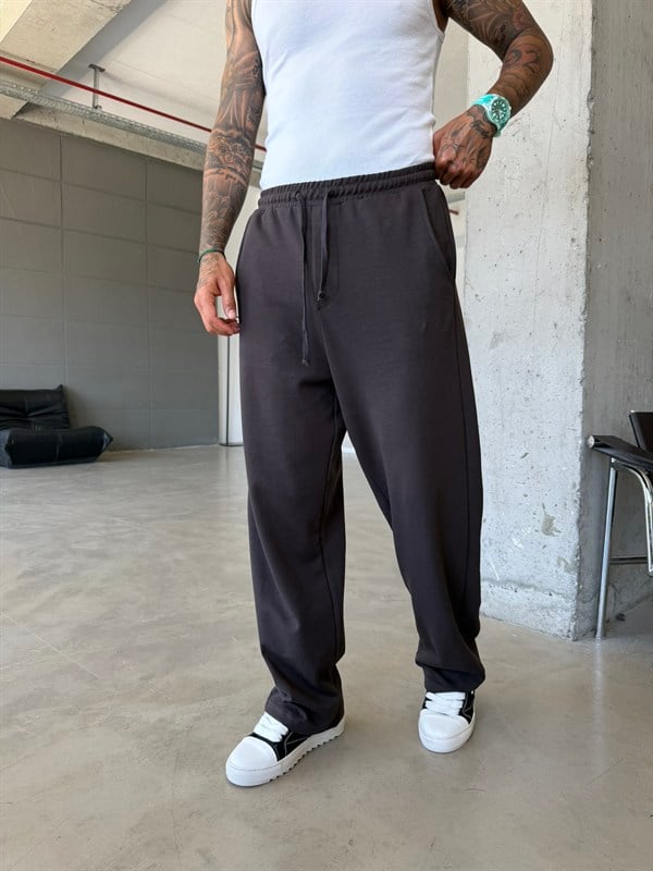 Premium Basic Baggy Eşofman - Kahve