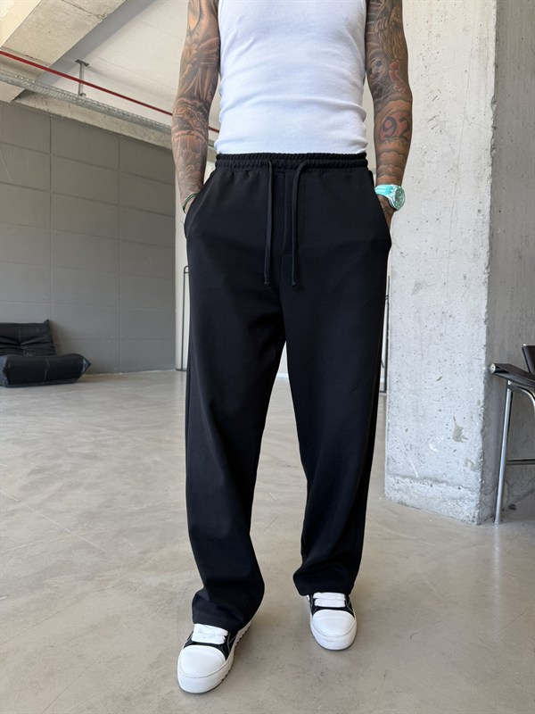 Premium Basic Baggy Eşofman - Siyah