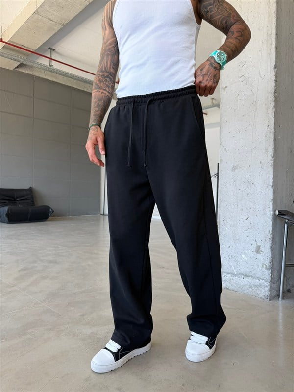 Premium Basic Baggy Eşofman - Siyah
