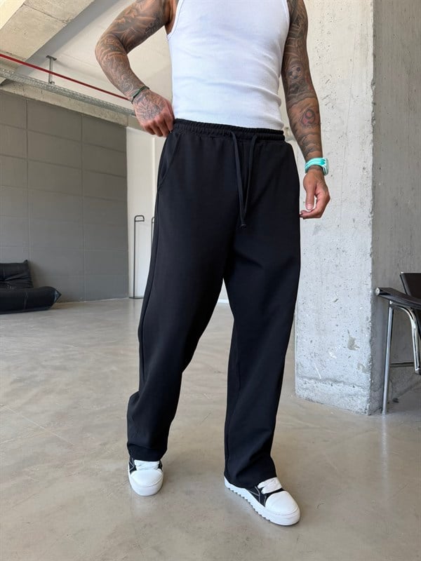 Premium Basic Baggy Eşofman - Siyah