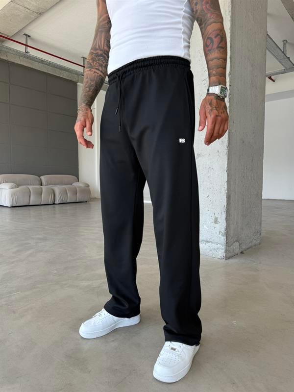 Premium Basic Enjeksiyon Baskı Eşofman - Siyah