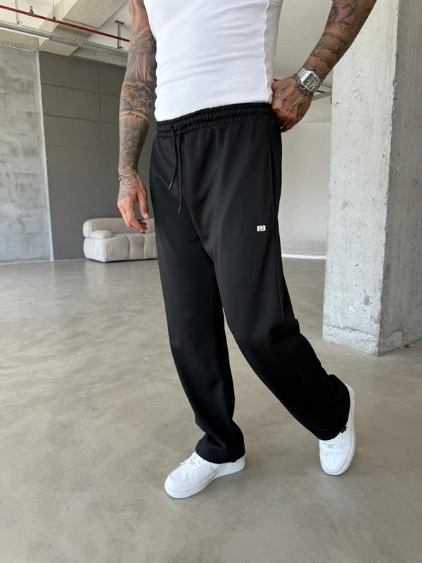 Premium Basic Enjeksiyon Baskı Eşofman - Siyah