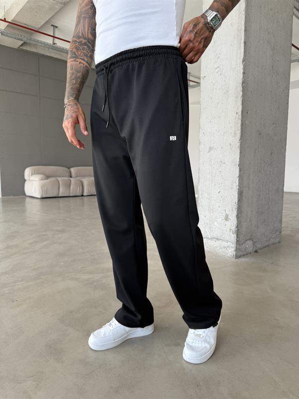 Premium Basic Enjeksiyon Baskı Eşofman - Siyah