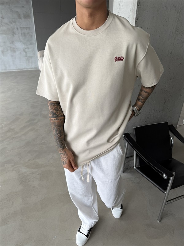 Premium Basic SW T-Shirt - Bej