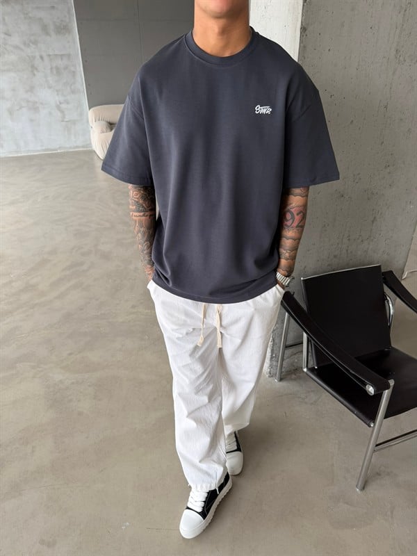 Premium Basic SW T-Shirt - Füme