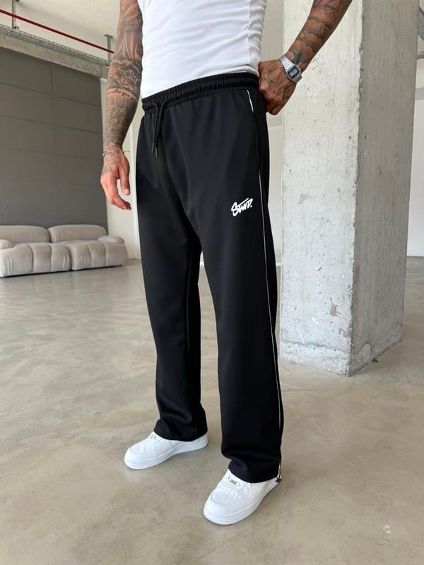 Premium Enjeksiyon Baskı ST Eşofman - Siyah