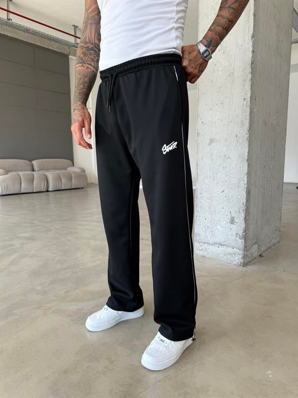 Premium Enjeksiyon Baskı ST Eşofman - Siyah