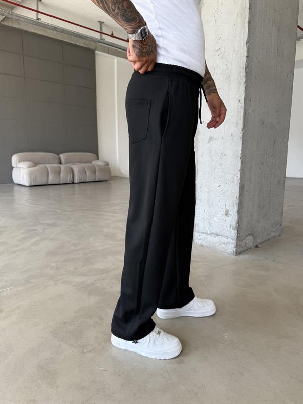 Premium Nakışlı Vns Eşofman - Siyah