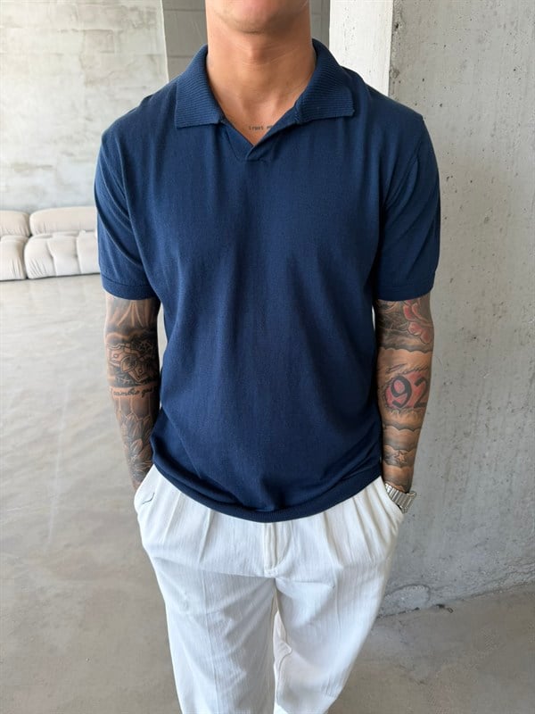 Premium Pat Yaka Basic T-Shirt - Lacivert