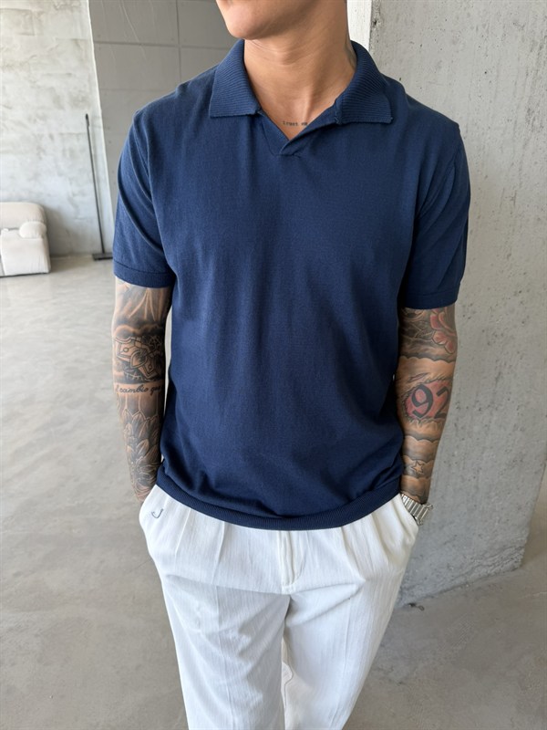 Premium Pat Yaka Basic T-Shirt - Lacivert