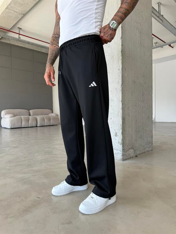 Premium Reflekör Baskı Eşofman - Siyah