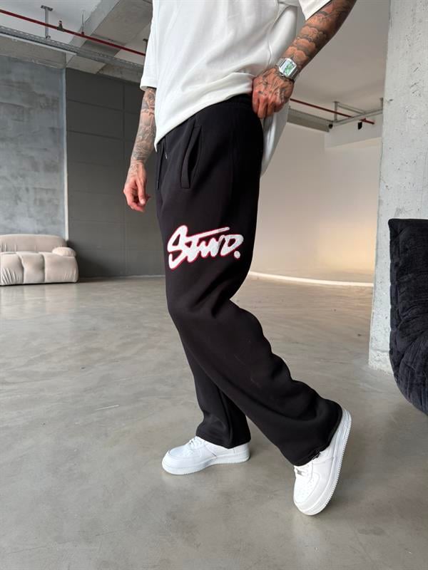 Premium Süzene Nakış SW Eşofman - Siyah