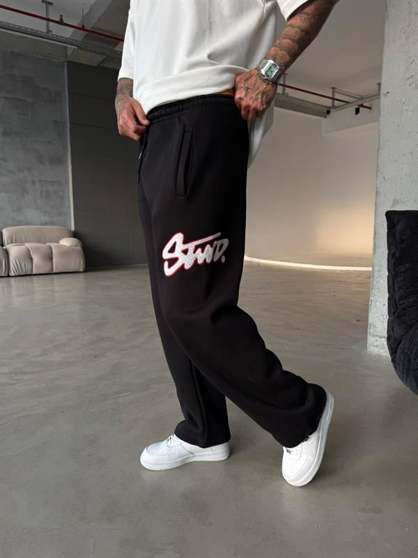 Premium Süzene Nakış SW Eşofman - Siyah