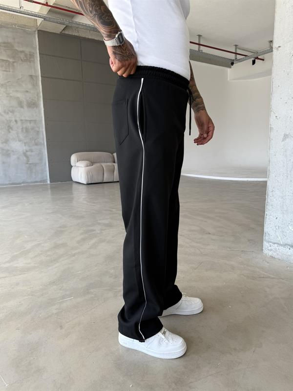 Premium Yan Cizgili Eşofman - Siyah