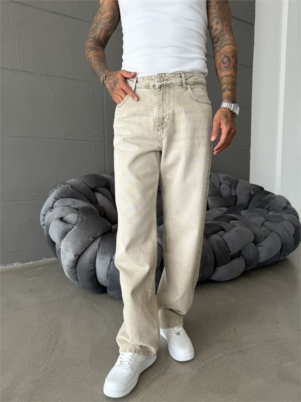 Premium Yıkamalı Basic Baggy Pantolon 