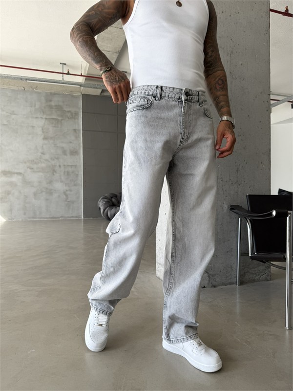 Premium Yıkamalı Basic Baggy Pantolon 