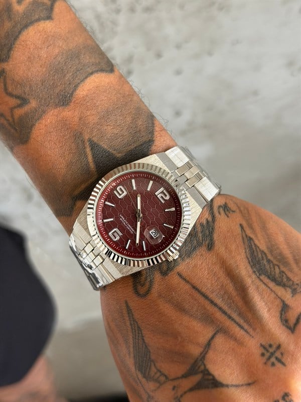 Prime Watch Erkek Kol Saati - Bordo