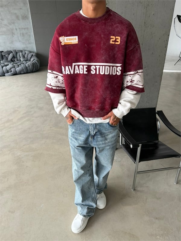 Ravage Studio Acid Yıkama Sweat