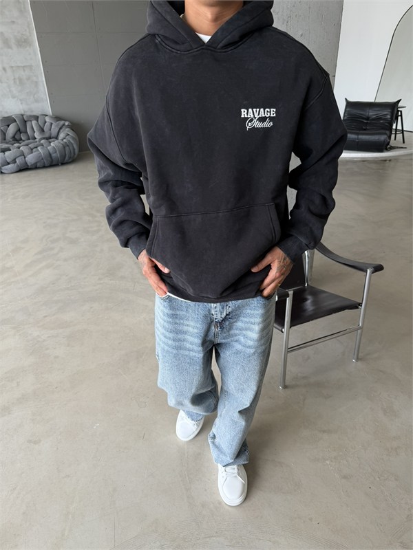 Ravage Studio Acid Yıkamalı Premium Sweat