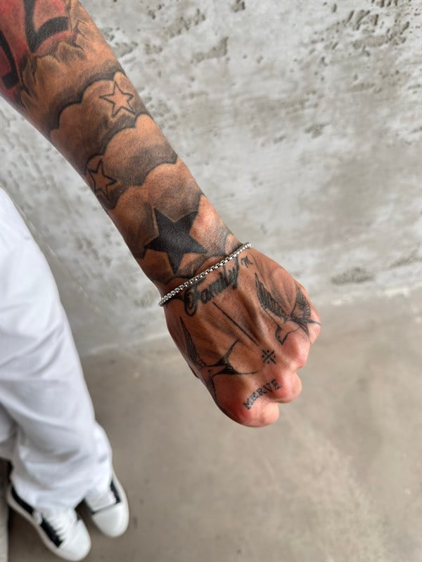 Rebel Wrist Erkek Bileklik - Gümüş