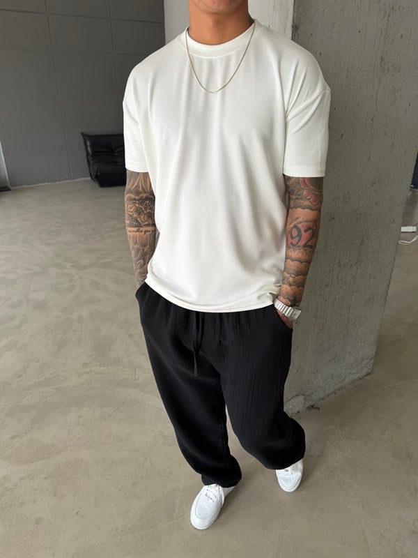 Regular Fit Basic T-Shirt - Beyaz