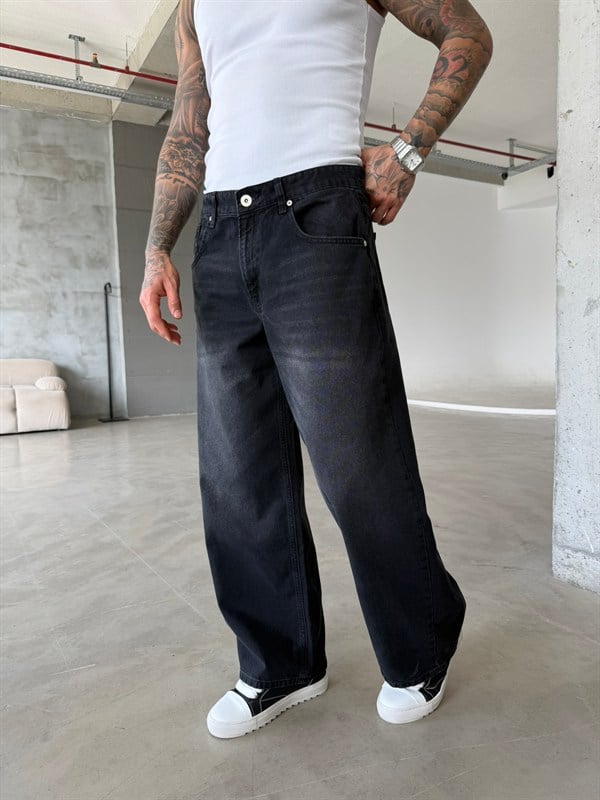 Relax Super Baggy Pantolon - Siyah
