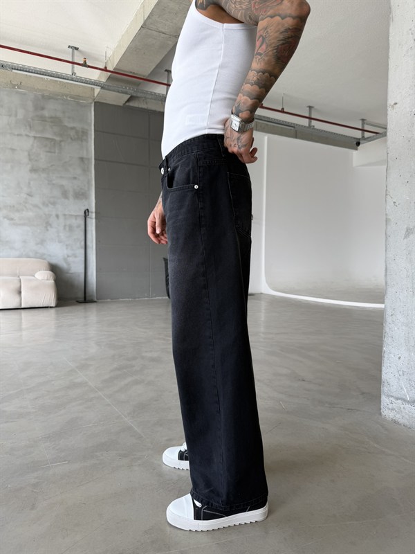 Relax Super Baggy Pantolon - Siyah