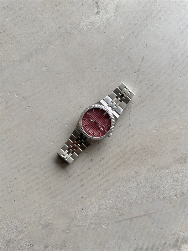 Royal Chrono Basic Saat - Bordo