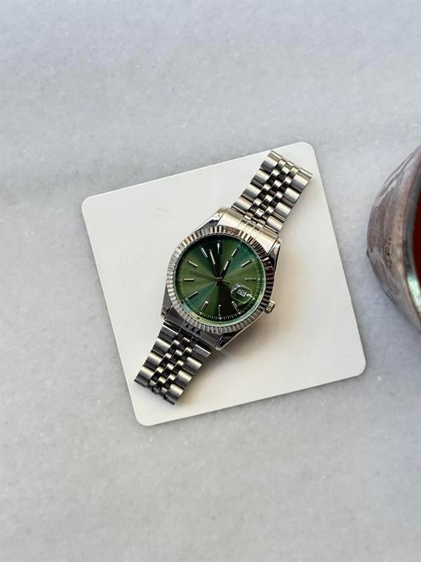 Royal Date Çelik Saat - Yeşil