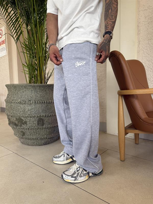 Şerit Detaylı SW Bagyy Eşofman - Gri