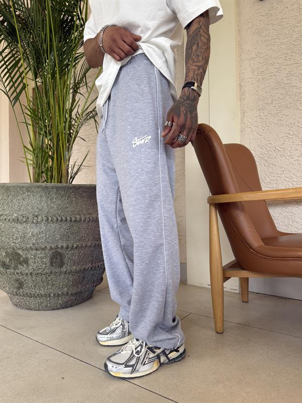 Şerit Detaylı SW Bagyy Eşofman - Gri