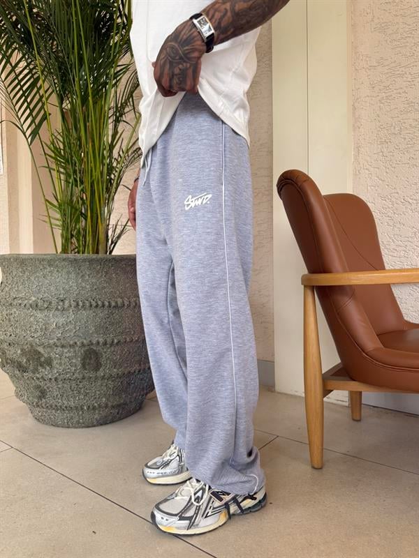 Şerit Detaylı SW Bagyy Eşofman - Gri