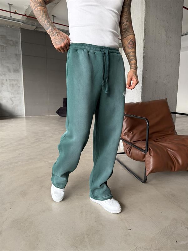 Spreyli Premium Seri Eşofman - Yeşil