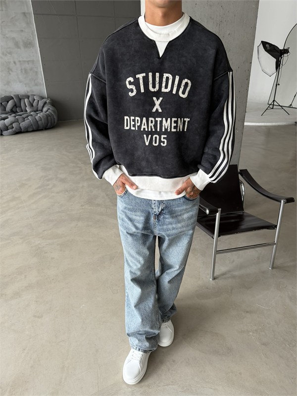 Studio Department Acid Yıkama Sweat
