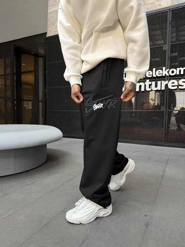 SW Cift Lazer Premium Eşofman - Siyah