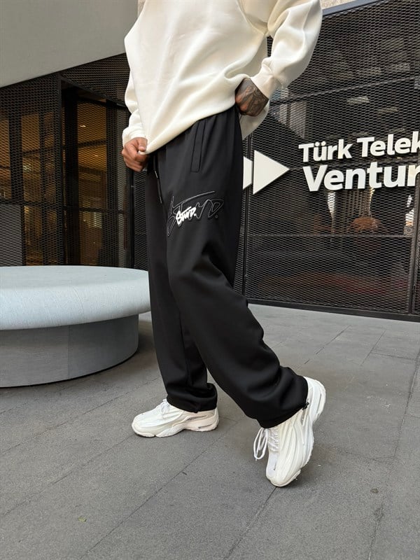 SW Cift Lazer Premium Eşofman - Siyah