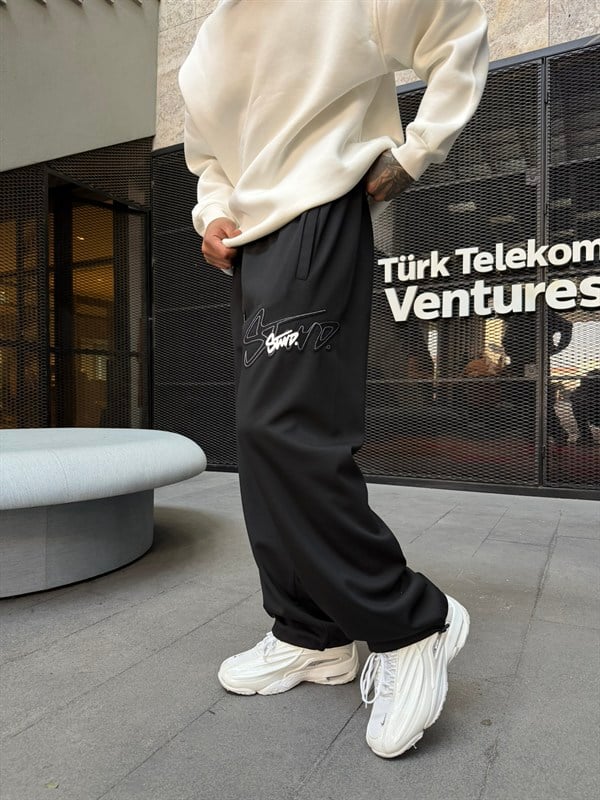 SW Cift Lazer Premium Eşofman - Siyah