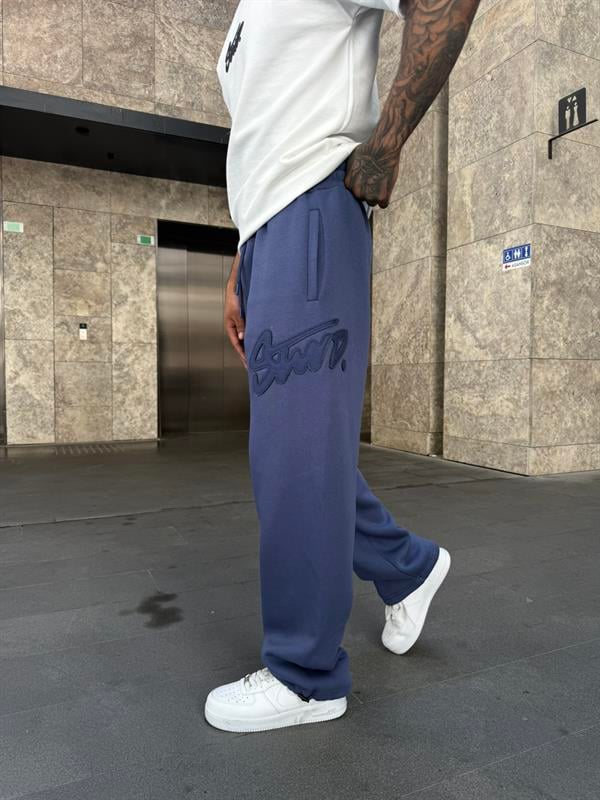 SW Lazer İşleme Eşofman - İndigo