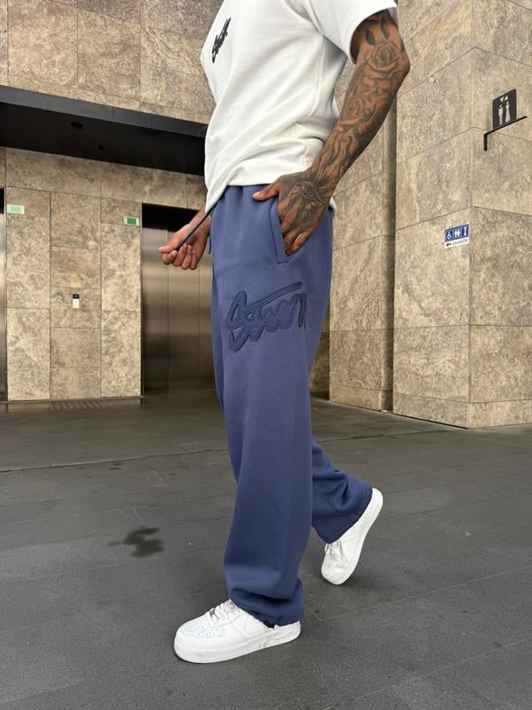 SW Lazer İşleme Eşofman - İndigo