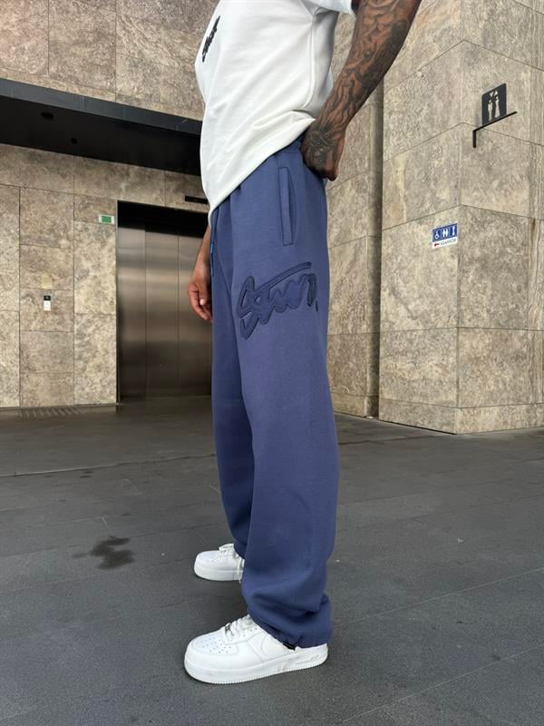 SW Lazer İşleme Eşofman - İndigo