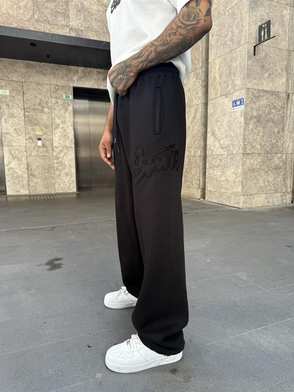 SW Lazer İşleme Eşofman - Siyah