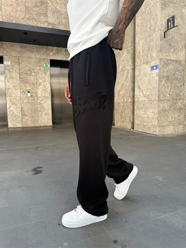 SW Lazer İşleme Eşofman - Siyah