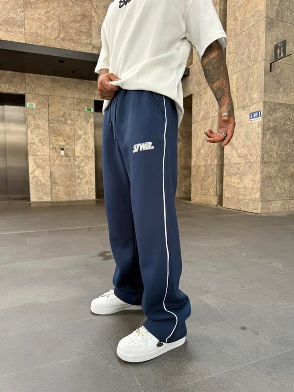 SW Karbatma Eşofman - İndigo